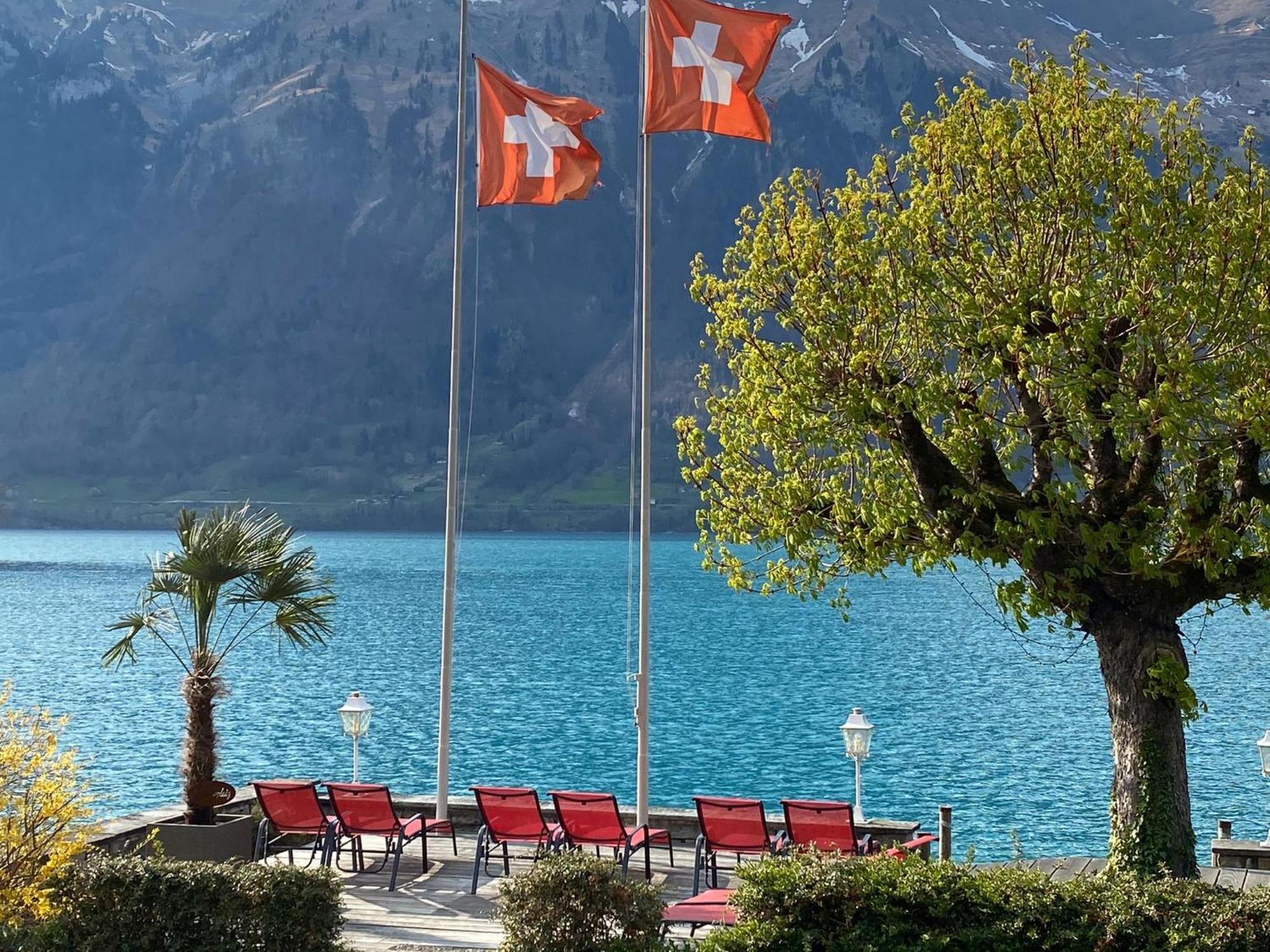 Boutique Hotel Bellevue B&B Am Brienzersee Iseltwald Interlaken Buitenkant foto